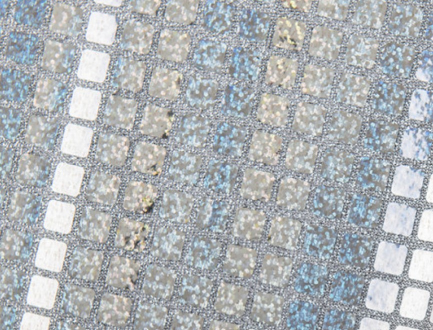 Tecido de lantejoulas quadrado